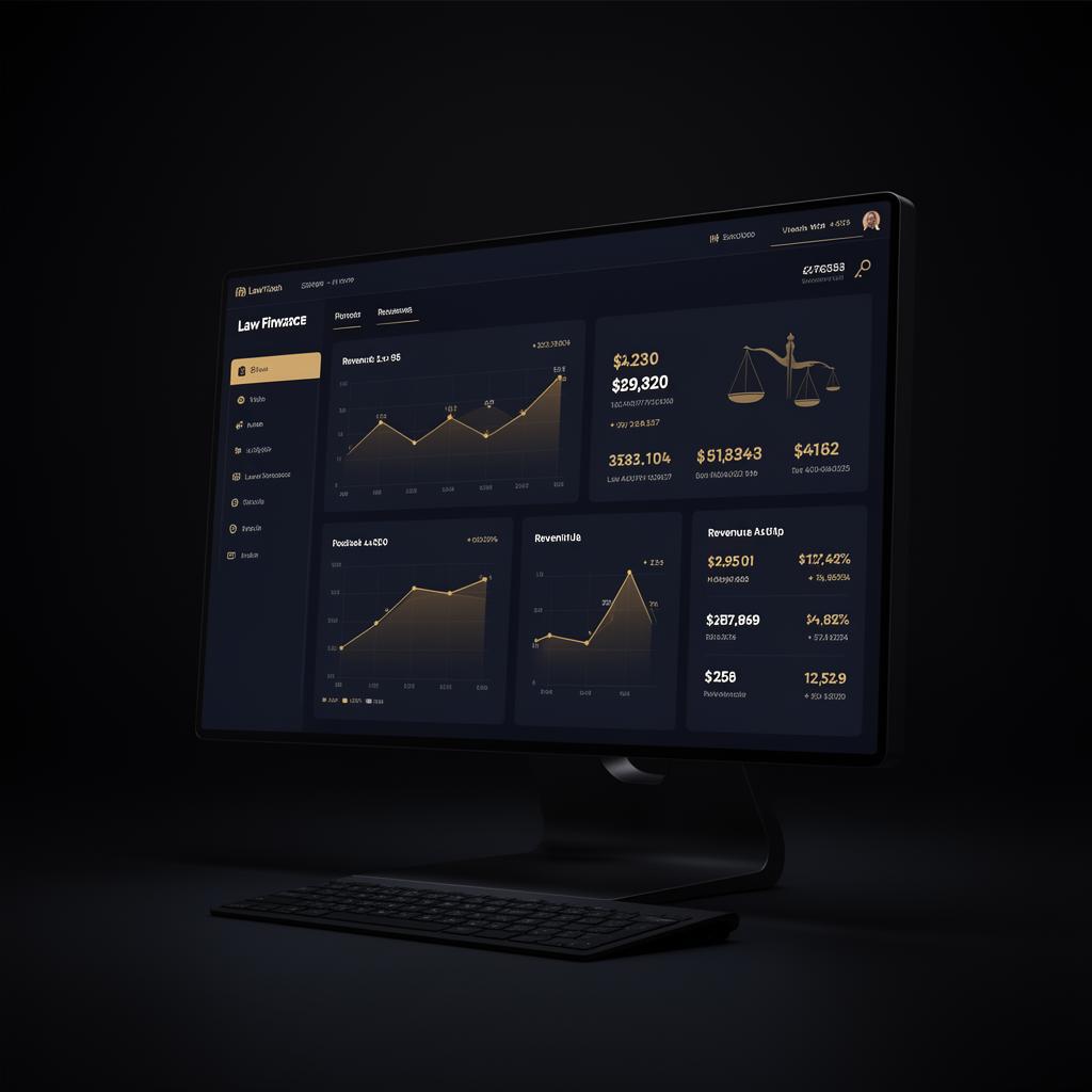 Painel financeiro simples